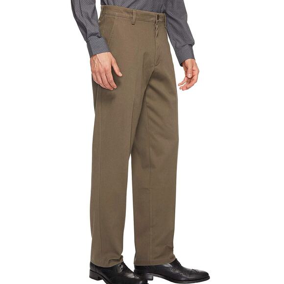 Dockers Men's Easy Khaki D3 Classic Fit Pants Dark Pebble 36 x 34 NWT - Picture 2 of 4